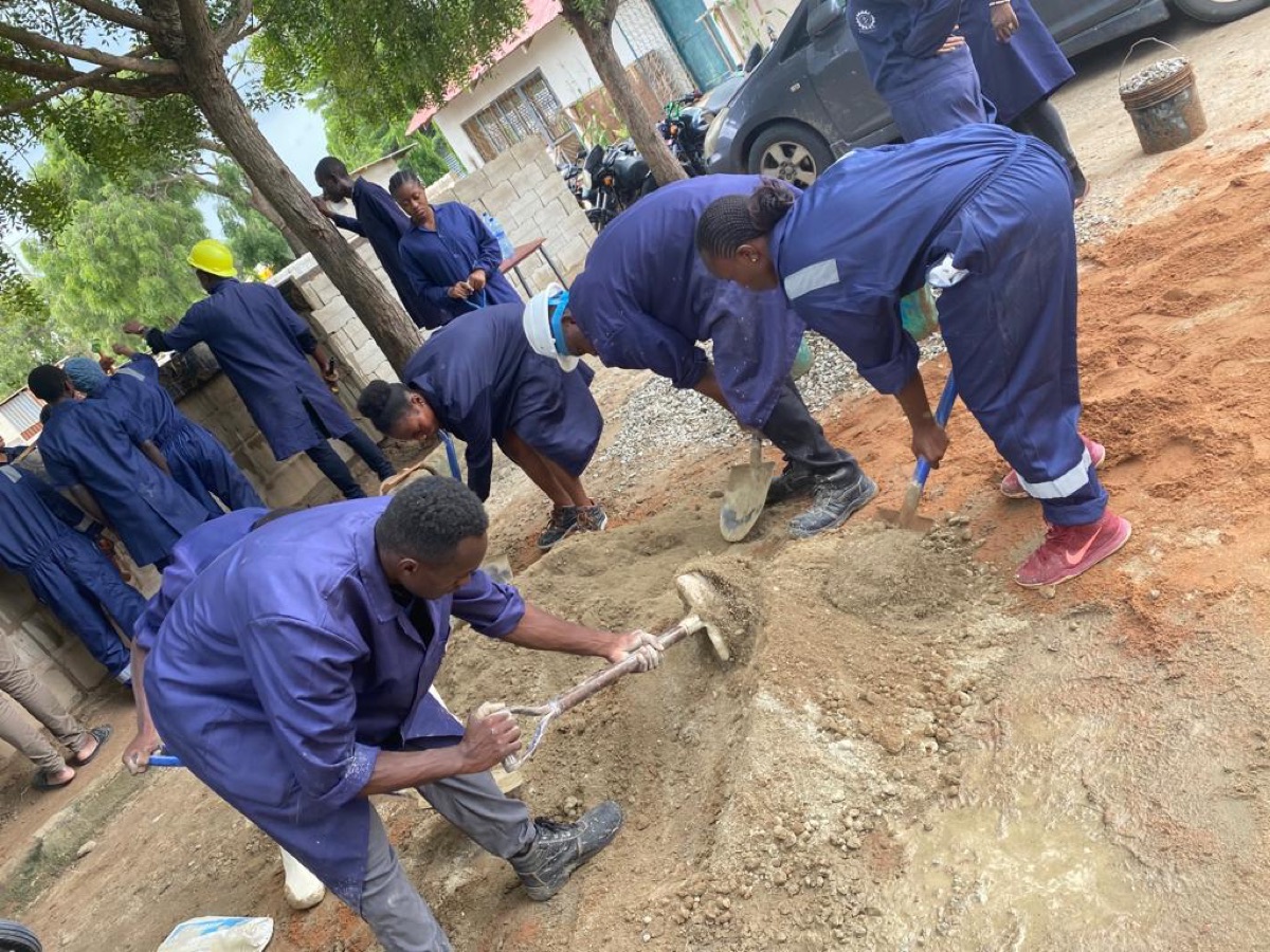 Building practical on campus